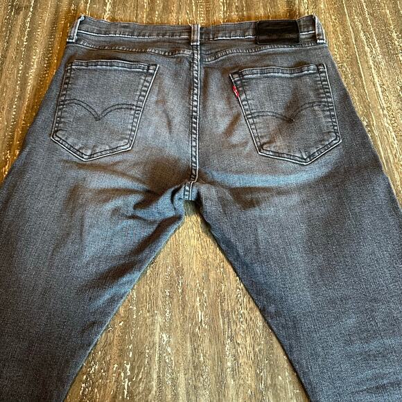Men’s Levis’ Premium 512 Denim Jeans Grey Black, 34W x 28L - Picture 8 of 13